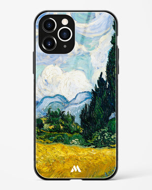 Wheat Field with Cypresses [Van Gogh] Glass Case Phone Cover (Apple)