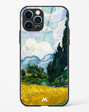 Wheat Field with Cypresses [Van Gogh] Glass Case Phone Cover (Apple)