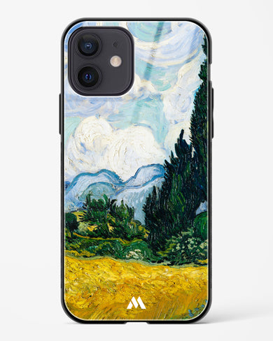 Wheat Field with Cypresses [Van Gogh] Glass Case Phone Cover-(Apple)