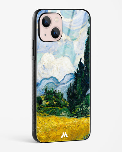 Wheat Field with Cypresses [Van Gogh] Glass Case Phone Cover-(Apple)