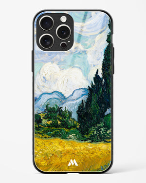 Wheat Field with Cypresses [Van Gogh] Glass Case Phone Cover (Apple)