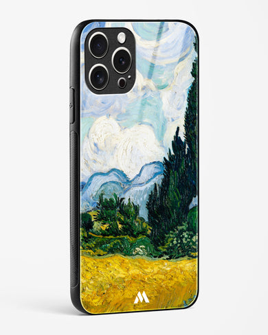 Wheat Field with Cypresses [Van Gogh] Glass Case Phone Cover-(Apple)