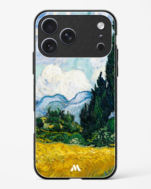 Wheat Field with Cypresses [Van Gogh] Glass Case Phone Cover (Apple)