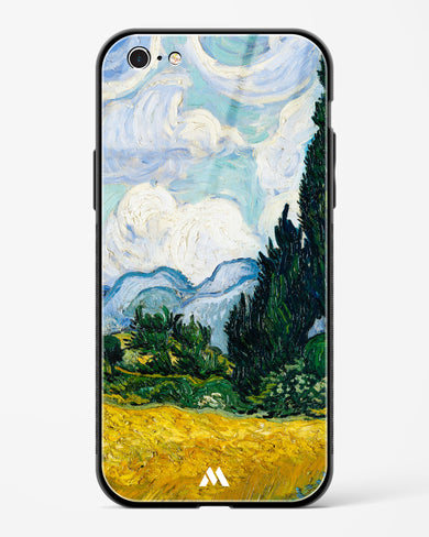 Wheat Field with Cypresses [Van Gogh] Glass Case Phone Cover-(Apple)