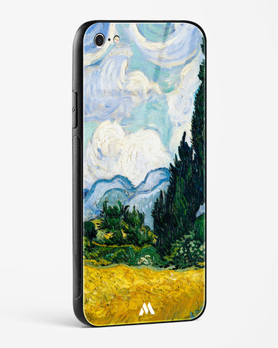 Wheat Field with Cypresses [Van Gogh] Glass Case Phone Cover-(Apple)