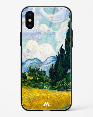 Wheat Field with Cypresses [Van Gogh] Glass Case Phone Cover (Apple)