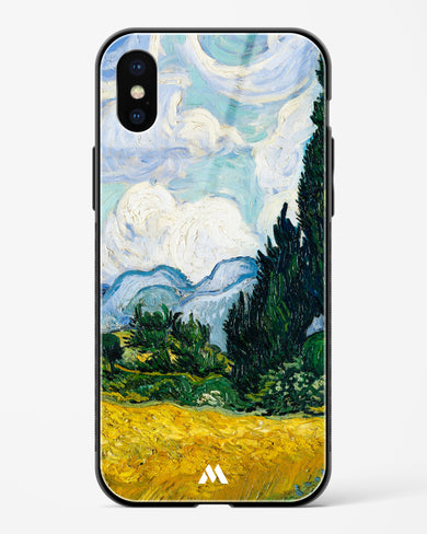 Wheat Field with Cypresses [Van Gogh] Glass Case Phone Cover (Apple)