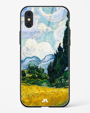 Wheat Field with Cypresses [Van Gogh] Glass Case Phone Cover (Apple)