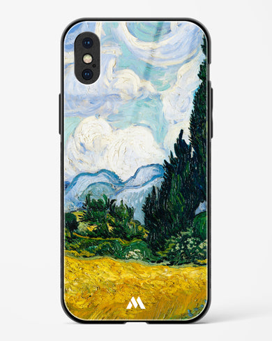 Wheat Field with Cypresses [Van Gogh] Glass Case Phone Cover (Apple)