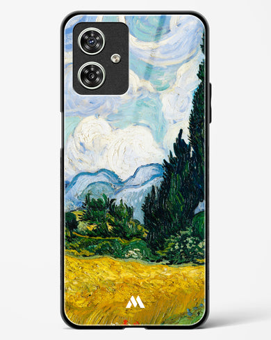 Wheat Field with Cypresses [Van Gogh] Glass Case Phone Cover-(Motorola)