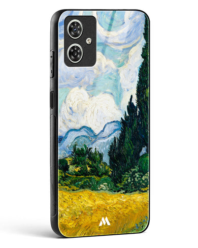 Wheat Field with Cypresses [Van Gogh] Glass Case Phone Cover (Motorola)