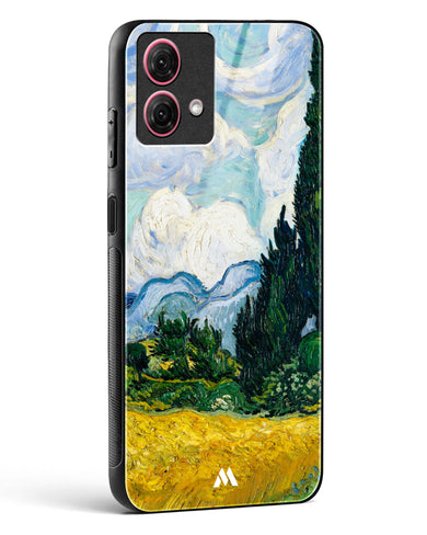 Wheat Field with Cypresses [Van Gogh] Glass Case Phone Cover-(Motorola)