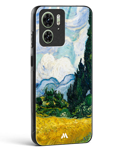 Wheat Field with Cypresses [Van Gogh] Glass Case Phone Cover (Motorola)