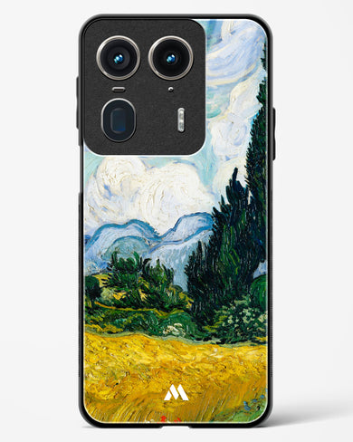 Wheat Field with Cypresses [Van Gogh] Glass Case Phone Cover (Motorola)