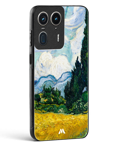 Wheat Field with Cypresses [Van Gogh] Glass Case Phone Cover (Motorola)