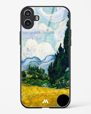 Wheat Field with Cypresses [Van Gogh] Glass Case Phone Cover (Nothing)