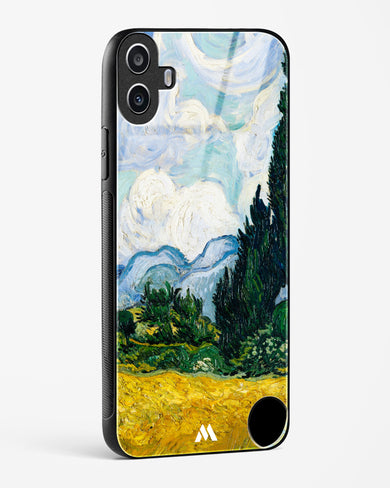 Wheat Field with Cypresses [Van Gogh] Glass Case Phone Cover (Nothing)