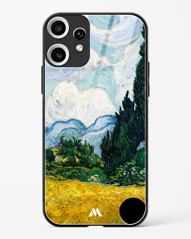 Wheat Field with Cypresses [Van Gogh] Glass Case Phone Cover (Nothing)