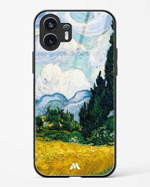 Wheat Field with Cypresses [Van Gogh] Glass Case Phone Cover (Nothing)