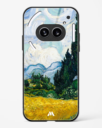 Wheat Field with Cypresses [Van Gogh] Glass Case Phone Cover (Nothing)