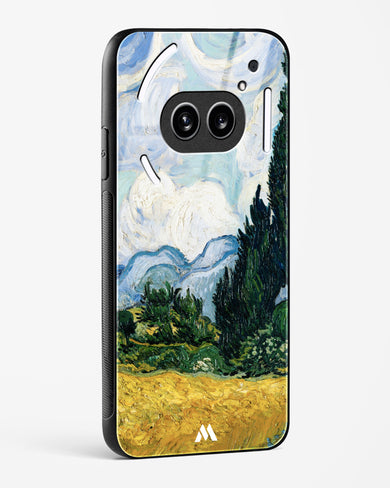 Wheat Field with Cypresses [Van Gogh] Glass Case Phone Cover (Nothing)