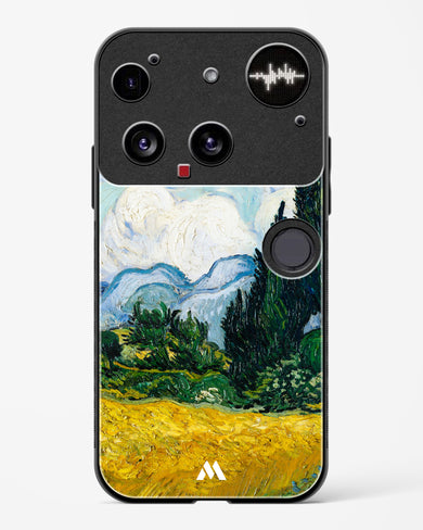 Wheat Field with Cypresses [Van Gogh] Glass Case Phone Cover (Nothing)