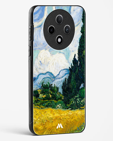 Wheat Field with Cypresses [Van Gogh] Glass Case Phone Cover (Oppo)