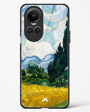 Wheat Field with Cypresses [Van Gogh] Glass Case Phone Cover (Oppo)