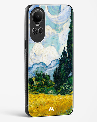 Wheat Field with Cypresses [Van Gogh] Glass Case Phone Cover (Oppo)