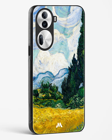 Wheat Field with Cypresses [Van Gogh] Glass Case Phone Cover (Oppo)