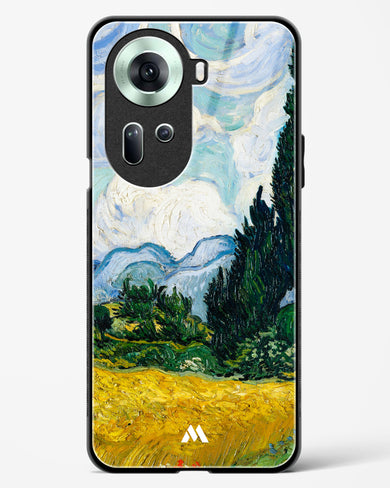 Wheat Field with Cypresses [Van Gogh] Glass Case Phone Cover (Oppo)