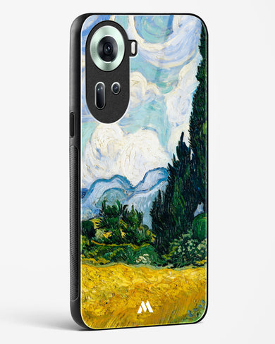 Wheat Field with Cypresses [Van Gogh] Glass Case Phone Cover (Oppo)