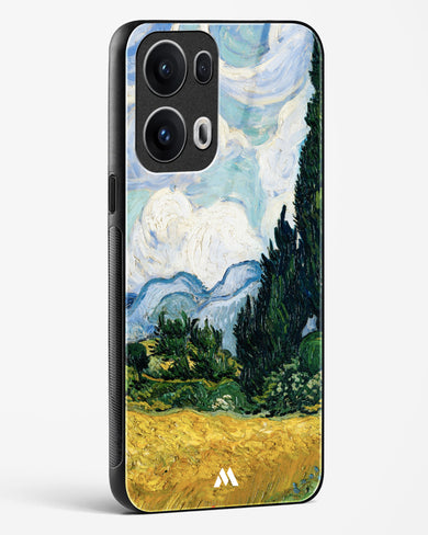 Wheat Field with Cypresses [Van Gogh] Glass Case Phone Cover (Oppo)