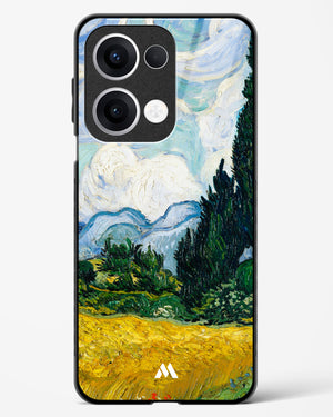 Wheat Field with Cypresses [Van Gogh] Glass Case Phone Cover (Oppo)