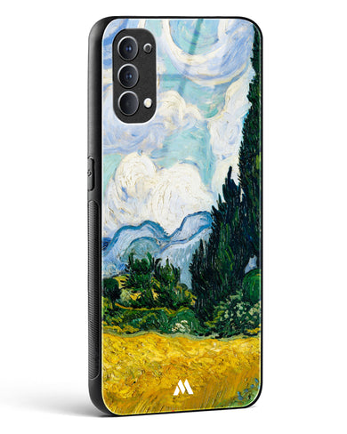 Wheat Field with Cypresses [Van Gogh] Glass Case Phone Cover (Oppo)