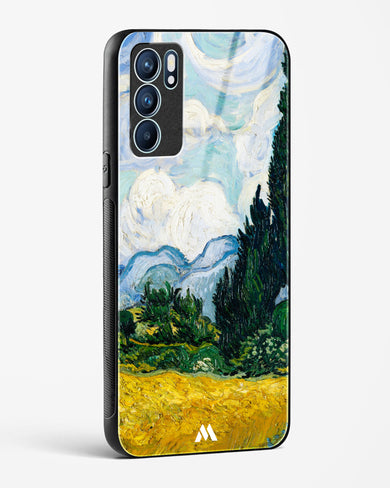 Wheat Field with Cypresses [Van Gogh] Glass Case Phone Cover (Oppo)