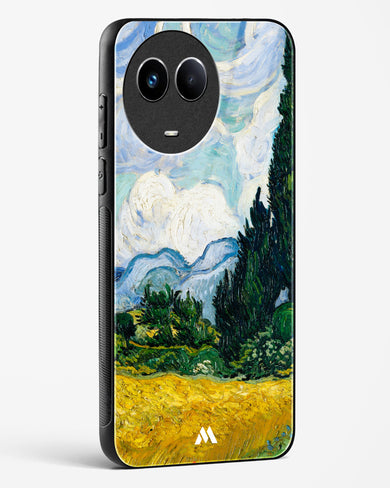 Wheat Field with Cypresses [Van Gogh] Glass Case Phone Cover (Realme)