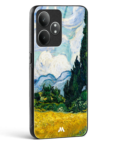 Wheat Field with Cypresses [Van Gogh] Glass Case Phone Cover (Realme)