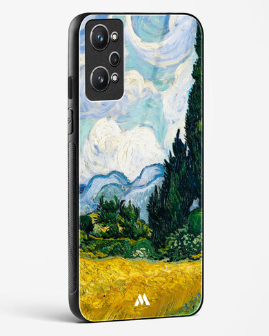 Wheat Field with Cypresses [Van Gogh] Glass Case Phone Cover (Realme)