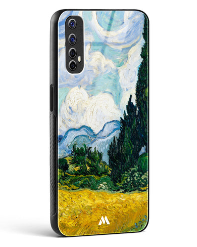 Wheat Field with Cypresses [Van Gogh] Glass Case Phone Cover (Realme)