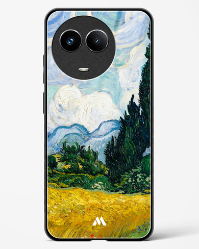 Wheat Field with Cypresses [Van Gogh] Glass Case Phone Cover (Realme)