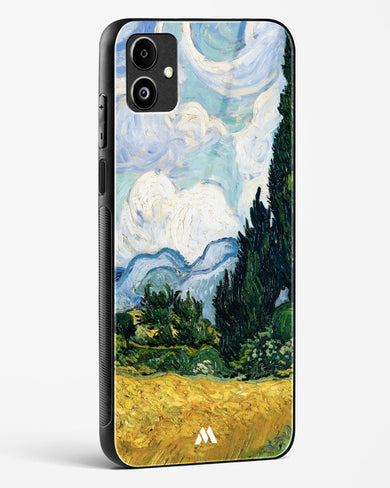Wheat Field with Cypresses [Van Gogh] Glass Case Phone Cover (Samsung)
