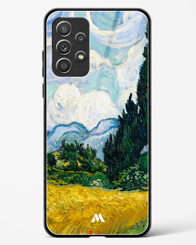 Wheat Field with Cypresses [Van Gogh] Glass Case Phone Cover (Samsung)