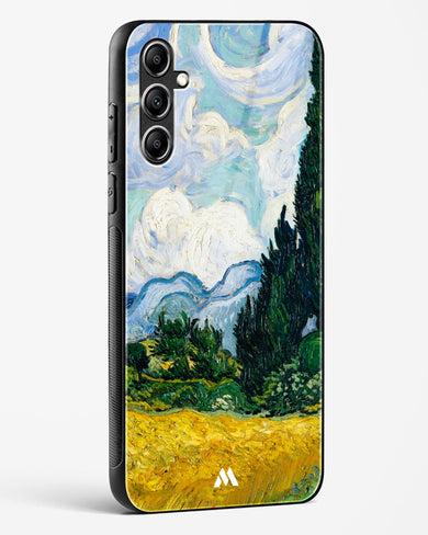 Wheat Field with Cypresses [Van Gogh] Glass Case Phone Cover (Samsung)