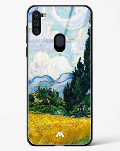 Wheat Field with Cypresses [Van Gogh] Glass Case Phone Cover (Samsung)