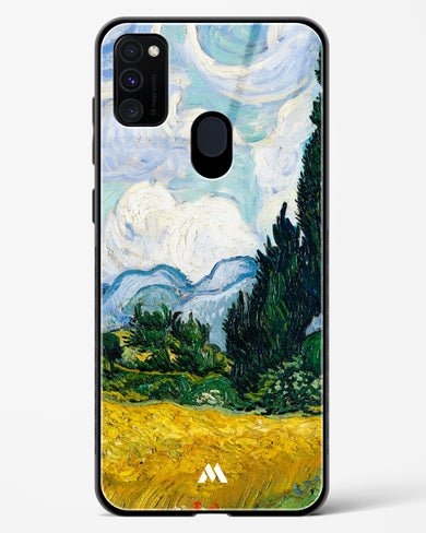 Wheat Field with Cypresses [Van Gogh] Glass Case Phone Cover-(Samsung)