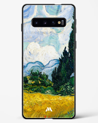 Wheat Field with Cypresses [Van Gogh] Glass Case Phone Cover (Samsung)