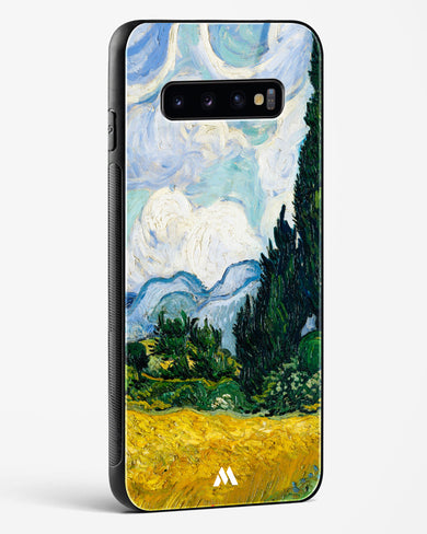 Wheat Field with Cypresses [Van Gogh] Glass Case Phone Cover (Samsung)
