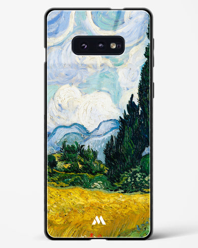 Wheat Field with Cypresses [Van Gogh] Glass Case Phone Cover (Samsung)