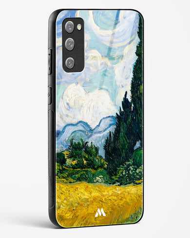 Wheat Field with Cypresses [Van Gogh] Glass Case Phone Cover (Samsung)